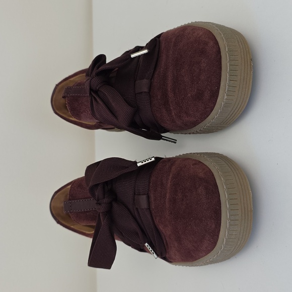 Gabor Shoes - Gabor Maroon Suede Sneakers.  Size UK 5;  US 7